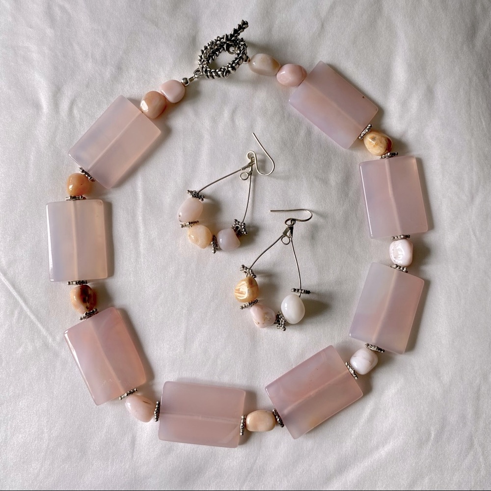 Choker & earrings set